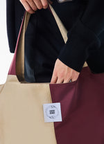 Load image into Gallery viewer, Four Tote | Burgundy &amp; Beige
