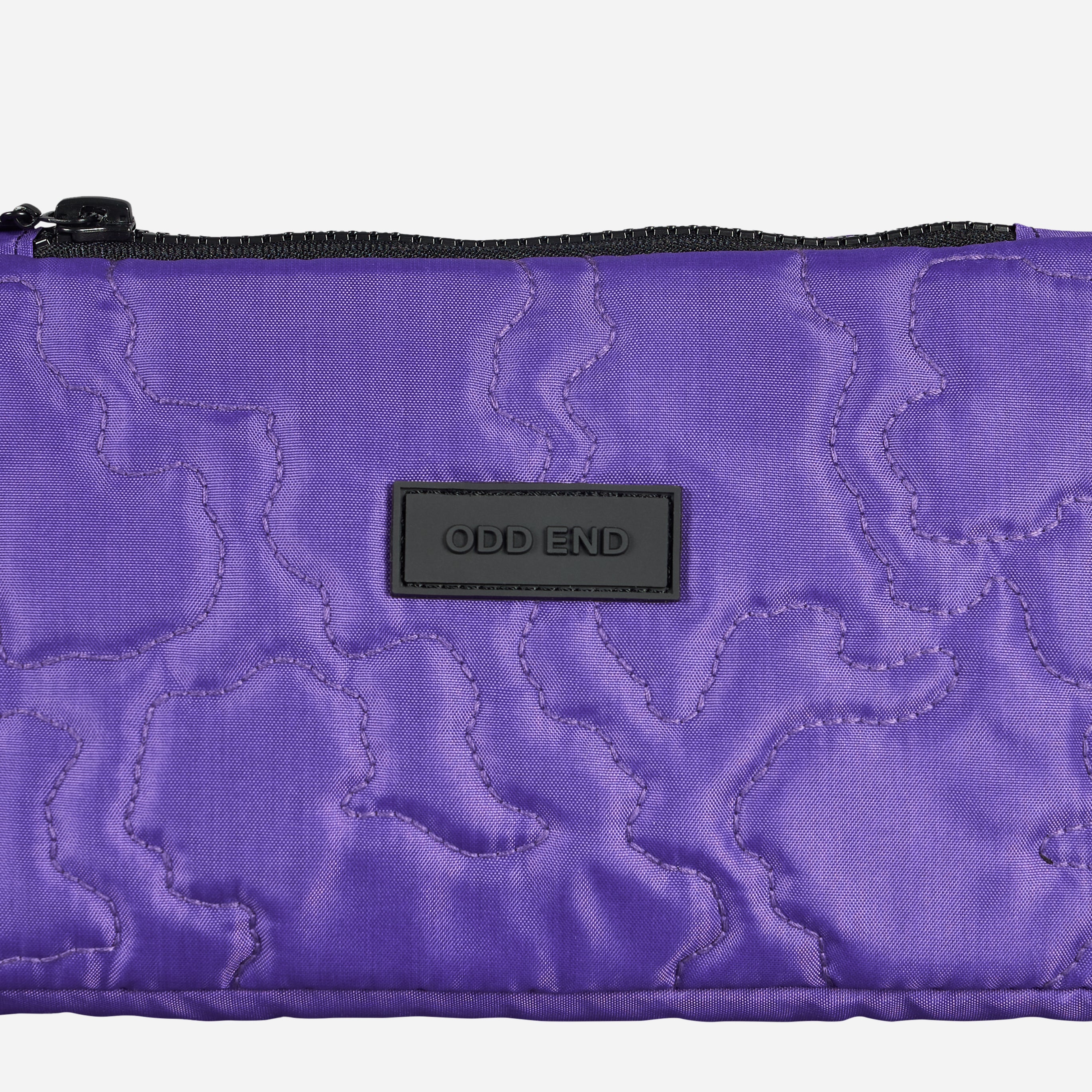 TCF Quilted Shoulder Bag, Purple