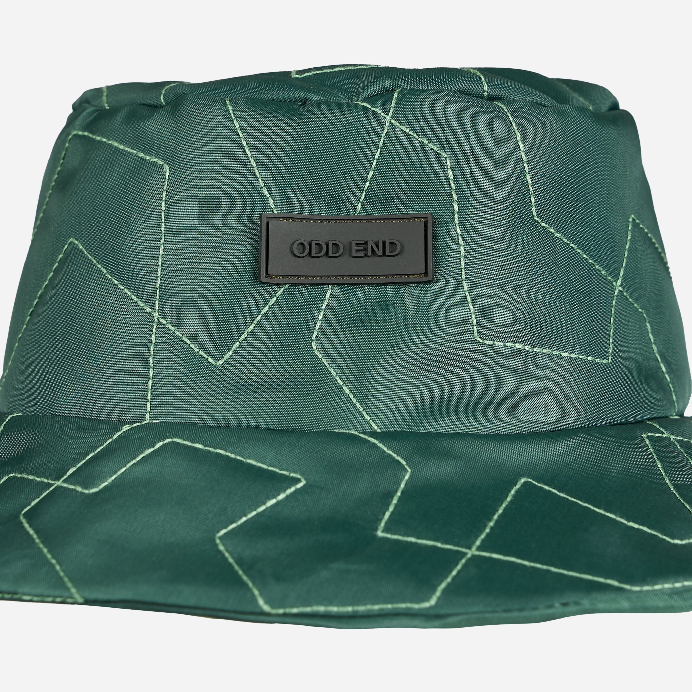 TCF Quilted Bucket Hat, Forest Green