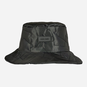 TCF Quilted Bucket Hat, Black