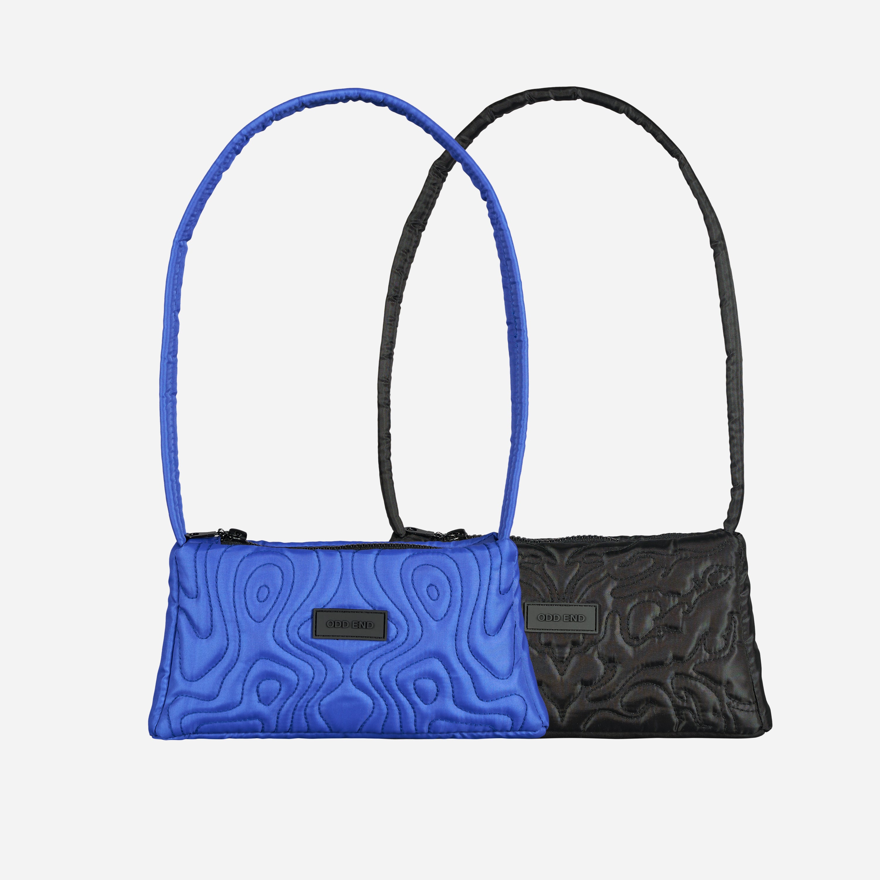 TCF Quilted Shoulder Bag, Royal Blue