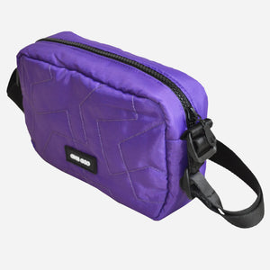 TCF Quilted Crossbody Bag, Purple