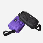 Load image into Gallery viewer, TCF Quilted Crossbody Bag, Purple
