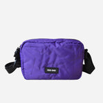 Load image into Gallery viewer, TCF Quilted Crossbody Bag, Purple
