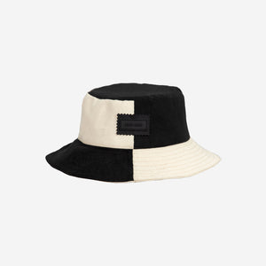 4YOU Reversible Bucket Hat, Black Beige